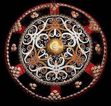 Dayak Tribal Artifact Collection Indonesian Head Hunters Mask Shield Swords Dart Quiver Coffin Human Skull Headhunting Trophy Dayak Tribal Tato Suku Dart Seni