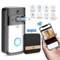 Smart Video Doorbell Wireless Wifi Anti Theft Truly Wire Free Camera With Indoor Chime Free In 2020 Wireless Home Security Systems Home Security Systems Home Security
