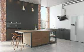 Grey kitchen cabinets wood worktops maintenance connection app : Open Concept Kitchens 2019 Trend Teka Global
