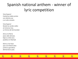 The national anthem of malaysia: Ppt Spain National Anthem Powerpoint Presentation Free Download Id 2652411