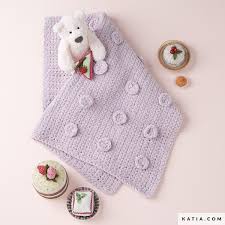 All patterns come with complete instructions for stumpwork and surface embroidery. Blanket Baby Autumn Winter Models Patterns Katia Com