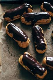 Best Homemade Chocolate Eclairs By Also The Crumbs Please These Are The Best Homemade Chocolate Eclairs Eclair Recipe Chocolate Eclair Recipe Chocolate Eclair
