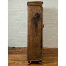 Two drawers, one with original lock. Large Indian Antique Wooden Cabinet Fea Home