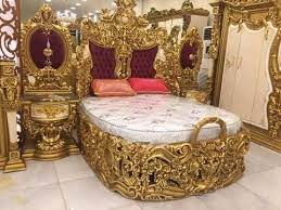 احدث غرف نوم كلاسك دهبي 2018 ما لم تراه من اثاث من قبل روائع الاثاث الملكي youtube