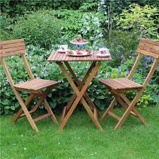 Perfect for al fresco dining, our garden bistro sets are elegant and romantic. 2 Seater Outdoor Wooden Bistro Set Windsorfolding Chair Bistro Set