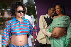 Rihanna hints at second baby's sex while shopping with A$AP Rocky