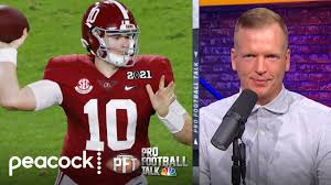 His tape is better than trevor lawrence. mac jones during alabama's national championship win over ohio state. Details Emerge From Mac Jones Meeting With Bears