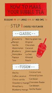 It is also perfect for a relaxing. Bubble Teas Menu Menu For Bubble Teas Cyber Hub Gurgaon Delhi Ncr