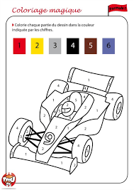 Sur ces coloriages, votre enfant trouvera la voiture de ses rêves et pourra la colorier avec ses couleurs préférées. 55982325jeux Eveil Formule1 Coloriage Magique Jpg Coloriage Magique Coloriage Numerote Coloriage