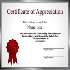 You can either fill the blank spaces or remove every existing text and replace it with your own text. 28 Sample Certificate Of Appreciation Templates Besty Templates