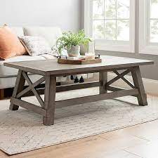 Flip the faux marble shelf for a compelling and stunning new look. Gray Driftwood X Frame Coffee Table Kirklands