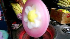 Behold The Art Of Candy Flossing Cotton Candy Putting Your Chaotic Swirl On A Stick To Shame In China Homemade Flower Food Candy Floss Cotton Candy Flower