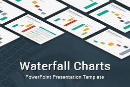 waterfall charts diagrams powerpoint template slidesalad