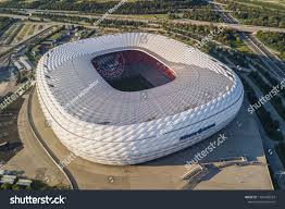 Germany Munich August 2018 Aerial View Of Football Stadium Allianz Arena In Munich Sponsored Sponsored Aerial Au In 2020 Football Stadiums Aerial View Munich