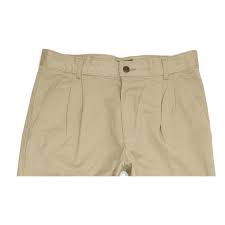 Lee Champ Men Beige Straight Regular Trousers W33 L30