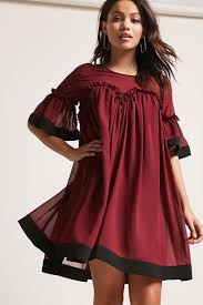 Ruffled Babydoll Dress Dresses Babydoll Dress Forever 21 Dresses
