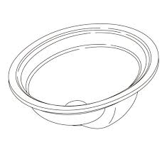 vitreous china undermount bathroom sink