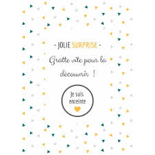 La mère me dit que dans son travaille ca va mal (moué ok) ce soir elle m'annonce il est interdit de licencier la femme enceinte sauf si les raisons n'ont rien à voir avec la grossesse. Carte A Gratter Je Suis Enceinte Pour Annoncer Sa Grossesse