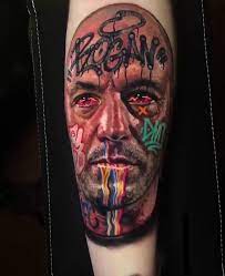 Illuminati dmt drug dark psychedel tattoo cotton with. Joe Rogan Fan Tattoo With Rainbow Drool And Dmt Face Graffiti Imgur