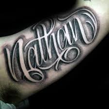 There are a few different styles of writing that you can use for your cursive tattoos. 90 Script Tattoos For Men Cursive Ink Design Ideas