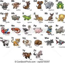 Animal Alphabet Chart Set