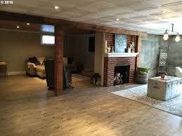 A Beautiful Basement Den Area With Natural Wood Fireplace Found This Jem Of A House For Sale In My Town Wood Fireplace Fireplace House