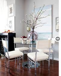 Small Space Eclectic And Colourful Condo Round Glass Dining Room Table Glass Dining Room Table Dining Room Decor