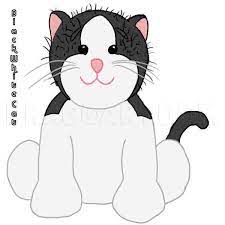 National black cat day is celebrated just before halloween on october 27, although black cats can (and should) be celebrated every day. How To Draw Black And White Cat Step By Step Drawing Guide By Dawn Dragoart Com