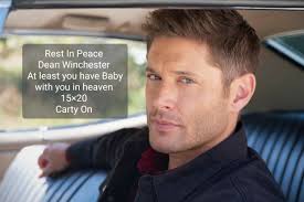 Supernatural 15×20 Carry On When Sam bur big brother body hunter funeral  and In Heaven still breaks me up.