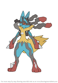 To be honest, my favorite is mega empoleon, it was the funniest to design; Learn How To Draw Mega Lucario From Pokemon Pokemon Step By Step Drawing Tutorials