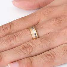 Platinum Gold Fusion Wedding Ring Jl Pt 523 By Jewelove Jewelove Men Weddingring Rings Ringsformen Ringspira Rings For Men Platinum Ring Wedding Rings