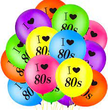 Lots of stuff happened during the 80s so you need to figure out if you want to. Buy 48 Pieces I Love 80s Balloons Assorted Color Latex Balloons For 1980s Retro Themed Decorations Party Decorations Online In Indonesia B0832xwvy6