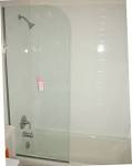 Shower glass panel hardware