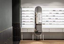 تصميم ديكور محل نظارات zworks decor