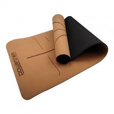 If youre taller than 6 ft., you probably need a longer one: Powertrain Cork Yoga Mat With Carry Straps Home Gym Pilates Body Line