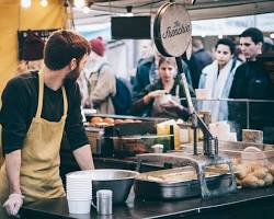 Gambar Various Solo cuisines in a food stall