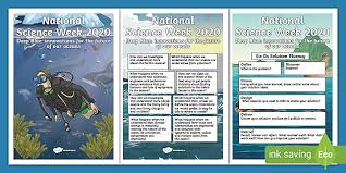 From students to scientists and chefs to musicians, everyone loves the theme of national science week 2021. National Science Week 2020 Posters