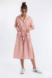 Bei diesen looks wird rot bestimmt auch zu deiner neuen lieblingsfarbe. Bowling Kleid Rot Weiss Gestreift Rotholz