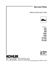 Kohler Generators 8 10 12 5 C And E