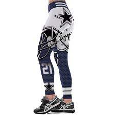 Dallas Cowboys Sports And Fitness Women Workout Football Leggings Sold By Sports Hunter Pls Read Faqs Workout Leggings Workout Clothes Printed Sports Leggings