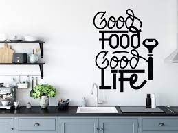 Kitchen Wall Decal Cooking Wall Decal Food Lover Decal Love Etsy Kitchen Wall Decals Kitchen Wall Stickers Food Wall Art