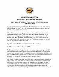 Transformasi nasional 2050 (tn50) yang diperkenalkan olen perdana menteri malaysia datuk seri najib merupakan suatu dasar yang … this science art features names and illustrations for 50 rock star scientists throughout history! Kbsmalaysia Kenyataan Media Oleh Menteri Belia Dan Sukan Facebook