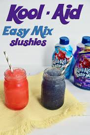 Kool Aid Easy Mix Slushies Recipe Homemade Slushies Slushies Kid Drinks