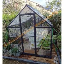 Serre Victorienne En Aluminium Gris Anthracite De 4 6m En Polycarbonate Transparent Serre Victorienne Gris Anthraci Cabane Jardin Maison Facile Coffrage Beton