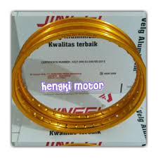 Yamaha melakukan update soul gt 125 aks sss dengan velg warna emas. Velg Jinfei Warna Kuning Emas Uk 140x17 Shopee Indonesia