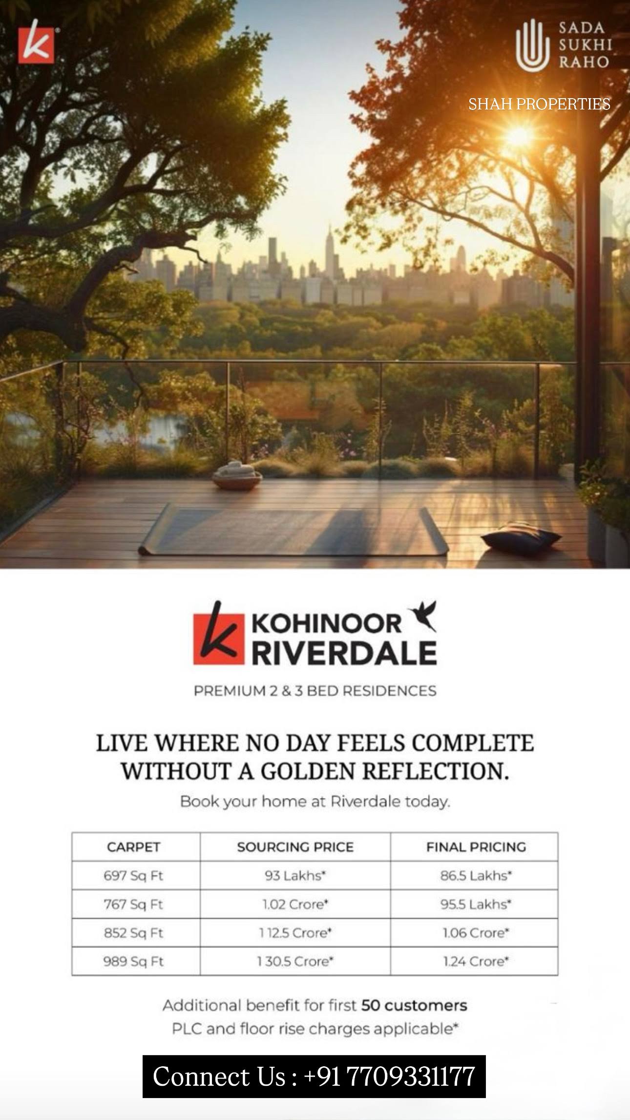 RIVERDALE by KOHINOOR 2 & 3 Bhk Homes product image