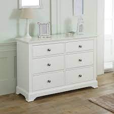 Matching drawer chest sold separately; Large White Chest Of Drawers Davenport White Range