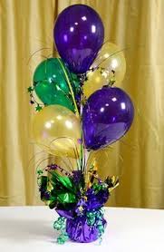 Birthday Party Balloon Decoration Ideas Without Helium May 2011 Mardi Gras Centerpieces Mardi Gras Decorations Balloon Centerpieces