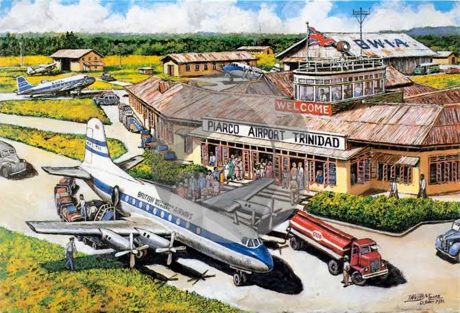 Ретрофото аэропортов мира. Международный аэропорт Пиарко  (Тринидад и Тобаго) Здравствуйте, уважаемые, Приятного, времени, суток