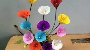Lam Hoa Bằng Giấy đơn Giản Ma đẹp How To Do With Paper Flower Shrugged Paper Roses Paper Flowers Craft Paper Flowers